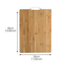 Load image into Gallery viewer, Natural Bamboo Cutting Board