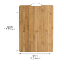 Load image into Gallery viewer, Natural Bamboo Cutting Board