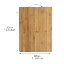 Load image into Gallery viewer, Natural Bamboo Cutting Board